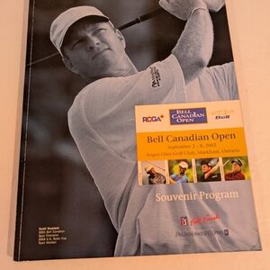 PGA Bell Canadian Open Souvenir Program 2002